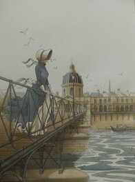 Marie Jaffredo - Couverture Les damnés de Paris - Couverture originale