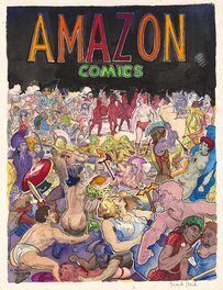 Frank Stack - Amazon Comics - Quatrième de couverture - Planche originale