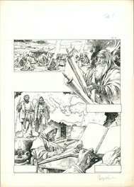 Paolo Eleuteri Serpieri - Bible first page - Planche originale