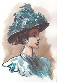 Portrait femme 1900