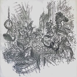 Peter De Sève - City Mouse 2 - Sketch
