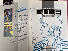 Philippe Gauckler, illustration originale, Métal Hurlant, Blue.