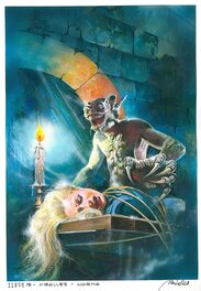 Josep Maria Miralles - Dämonenland #126 - BASTEI Horror series pays démon - Original Cover