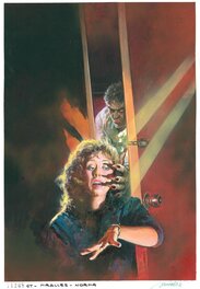 Josep Maria Miralles - John Sinclair #767 - Zombie attack - German horror series pulp cover - Couverture originale