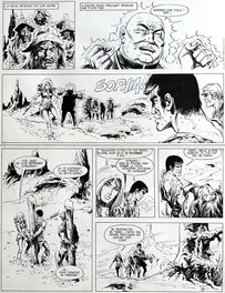 William Vance - William Vance - Bob Morane - La Prisonnière de l'Ombre Jaune - page 36 - planche originale - comic art - Comic Strip