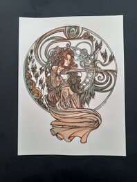 Ood Serrière - Art Nouveau - Planche originale