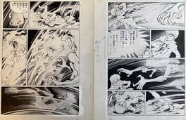 Jiro Kuwata - Diptyque Mysterious Boy Jun - Page 32 & 33 - Jiro KUWATA - Planche originale