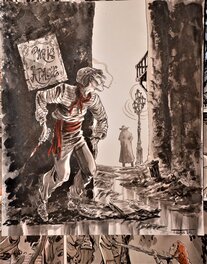 Tiburce Oger - L'enfer pour aube tome 1 illustration pour l'édition luxe - Comic Strip