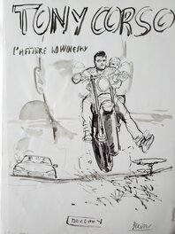 Olivier Berlion - TONY CORSO T4 L'AFFAIRE KOWALESKY projet couverture - Planche originale