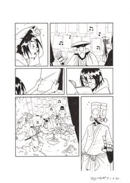 Comic Strip - Planche originale de la page 70 du tome 1 Yojimbot