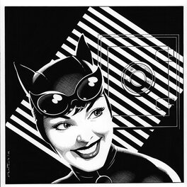 Gary Martin - Catwoman - Illustration originale