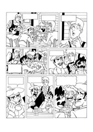 Rudy Lespinet - Planche originale 5 "Les Pieds Nickelés" - Comic Strip