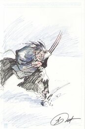 George Pratt - Wolverine - Illustration originale