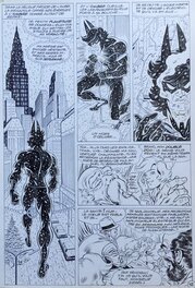 Comic Strip - Mitton, Photonik#51, L'Ombre, Acte IV, planche n°12, Spidey#86, 1987.