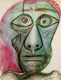 Portrait cubiste peint par Pablo Picasso 7