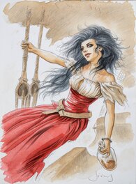 Jérémy - Barracuda - Maria - Original Illustration