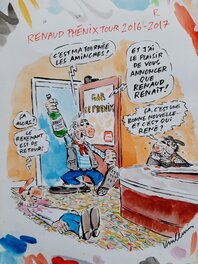 Philippe Vuillemin - RENAUD - PHENIX TOUR 2016-2017 - Illustration originale