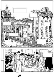 Christopher - Audrey - Vacances Romaines - Comic Strip