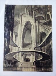 Paul Mantes - Labyrinthe - Original art