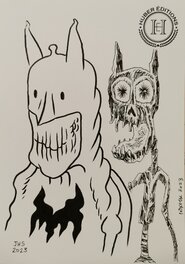 Josh Simmons - Dream of the Bat - Original Illustration