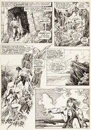 John Buscema - Savage Sword of Conan - Iron Shadows in the Moon - T4 p.18 - Planche originale