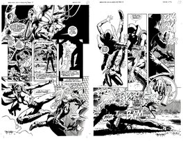 Chris Warner - Barb Wire "Ace of Spades" - Issue #4 planche 17+19 - Planche originale