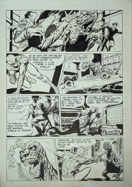 Gérald Forton - Les aventures de Spider-Man, Le Monstre Urbain, page 2 - Planche originale