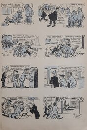 René Pellos - Les Pieds Nickelés Soldats (planche 142) - Comic Strip