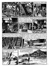 Planche originale - Christophe Gaultier Robinson Crusoé tome 1 page 52