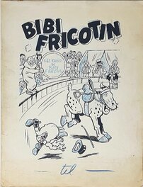 Pierre Lacroix - Les farces de Bibi Fricotin - Couverture originale