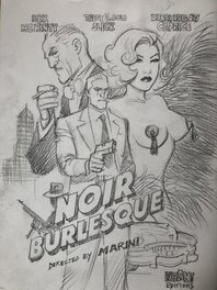 Enrico Marini - Noir Burlesque crayonné - Couverture originale