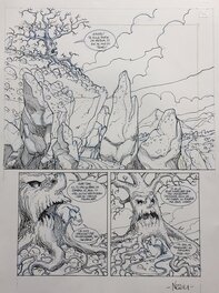 Nizzoli, Le monde d'Alef-Thau, Tome 1, Résurrection, planche n°6, 2008. Nizzoli, Le monde d'Alef-Thau, Tome 1, Résurrection, planche n°6, 2008.