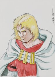 Fabio Bono - De Rode Ridder - Original Illustration