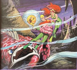 Nick Cardy - Aquaman et Mera - Planche originale