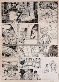 Eric Hübsch - Planche ORIGINALE 51 DU ROYAL FONDEMENT - Comic Strip