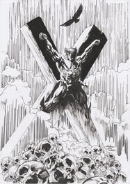 Guile Sharp - Uncanny X-Men 251 recreation - Illustration originale