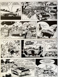 Jean-Claude Fournier - Fournier, Spirou n°26, Du Cidre pour les Etoiles, planche 3, 1974. - Comic Strip