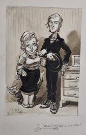 Dan Verlinden - Soda et sa mère - Illustration originale
