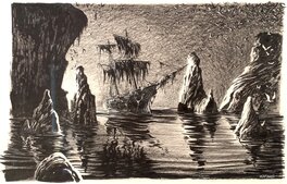 Riff Reb's - Le "fantôme", le loup des mers - Original Illustration