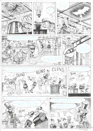 Arnaud Poitevin - Arnaud Poitevin - Les spectaculaires tome 5 page 27 - Planche originale