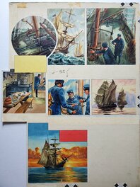 Cecil Langley Doughty - MYSTERY OF THE MARY CELESTE - Planche originale
