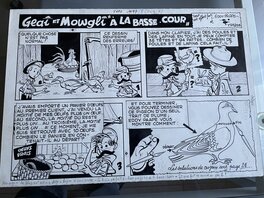 Eddy Paape - Le coin des dégourdis Geai et Mowgli. - Comic Strip