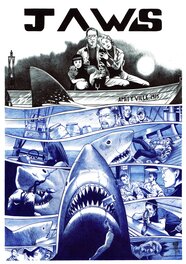 Philippe Bringel - Jaws - Original Illustration