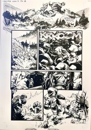 Nic Klein - Hulk#3 p18 - Hulk Smash through mountain! - Planche originale