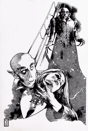 Murray Smoker - Murray Smoker Nosferatu - Original Illustration