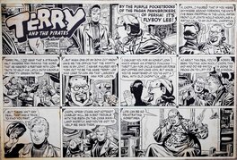 George Wunder - Terry and the Pirates sunday 25 oct 1953 - Comic Strip