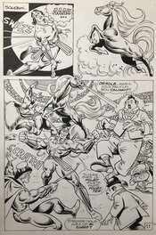 Oneta, Mustang#10, Cherchez le Clone, épisode inédit, planche n°11, 1981. Oneta, Mustang#10, Cherchez le Clone, épisode inédit, planche n°11, 1981.