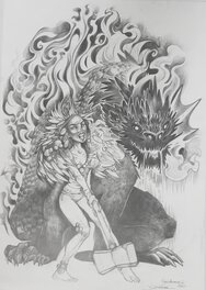 Ood Serrière - 2024 Année du dragon - Original Illustration