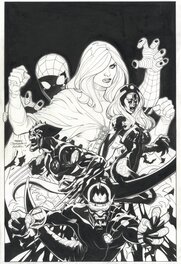 Couverture originale - X-Men Vol.3 #9 - To serve and protect part 3 Couverture originale - X-Men Vol.3 #9 - To serve and protect part 3