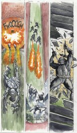 Ferreyra, TMNT#6, planche n°7, 2025. Ferreyra, TMNT#6, planche n°7, 2025.